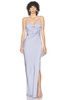 Drape Cut Out Column Dress