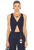 Gemstone Necklace Gilet Top