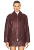 Olive Leather Jacket