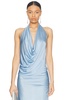 Draped Halter Blouse