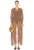Cattail Plaid Kaftan