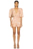 Bulles De Mer Puff Sleeved Playsuit
