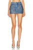 Crystal Embellished Mini Skirt