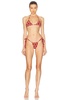 Batik Smock Crochet Bikini Set