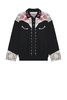 Western Shirt Style Collared Crew