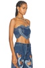 Heart Strapless Top