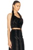 Faux Fur Halter Top