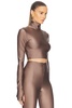 Orchid Turtleneck Crop Top