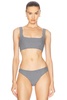 Huxley Seamed Bikini Top