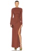 Veronica Draped Maxi Dress