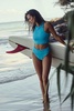 Rhythm Wave Break Cross Back Surf Top