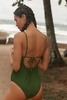 It's Now Cool The Tie Back Crimp One-Piece Swimsuit