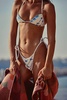 free-est Jamie Tri Printed Bikini Bottoms