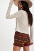Anna Sui Fair Isle Fleece Shorts