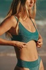 free-est Farrah Lurex Crop Bikini Top