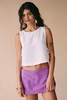 My Little Micro Mini Cotton-Linen Skort