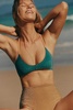 free-est Misty Lurex Crop Bikini Top