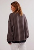 Classic Striped Oversized Crewneck