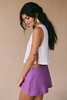 My Little Micro Mini Cotton-Linen Skort