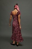 Fawna Floral Burnout Midi Dress