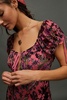 Fawna Floral Burnout Midi Dress