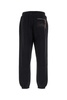 Black cotton joggers
