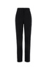 Black wool pant
