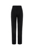 Black wool pant