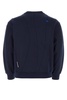 Navy blue cotton blend sweatshirt