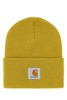 Mustard acrylic Watch Hat