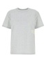 Melange light grey cotton t-shirt