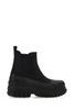Ganni Women Black Fabric And Rubber Chelsea Ankle Boots
