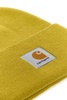 Mustard acrylic Watch Hat