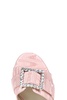 Jewel buckle mules