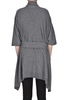 Poncho style cashmere cardigan 