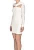 Techno jersey mini dress