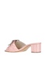 Jewel buckle mules