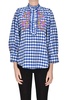Embroidered Vichy print shirt