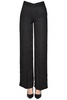 Viscose satin trousers