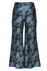 Jacquard fabric trousers