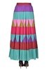 Patchwork cotton skirt