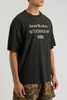 Logo faded cotton-blend T-shirt