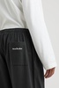 Wide-leg cotton trousers