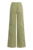 Tie Waist Pintucked Trouser Pant