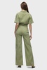 Tie Waist Pintucked Trouser Pant