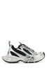 Multicolor Mesh And Rubber 3xl Gradient Sneakers