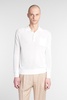 Polo In White Cotton