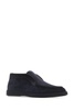 Navy Blue Suede Loafers