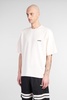 T-shirt In Beige Cotton