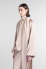 Viola Blouse In Grey Polyester